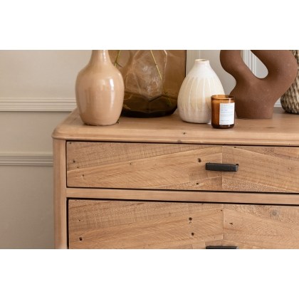 Jude Reclaimed Wood 6 Drawer Wide Chest Of Drawers Jude Reclaimed Wood 6 Drawer Wide Chest Of Drawers