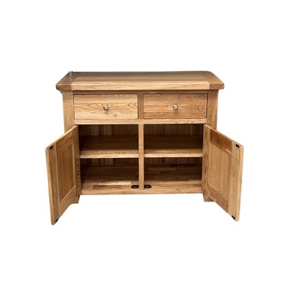 Largo Rustic Solid Oak Small Sideboard Largo Rustic Solid Oak Small Sideboard