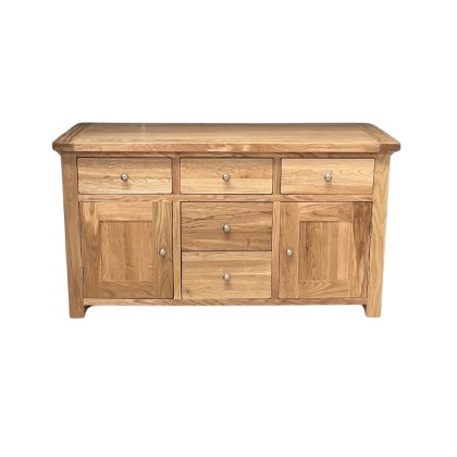Largo Rustic Solid Oak Large Sideboard Largo Rustic Solid Oak Large Sideboard