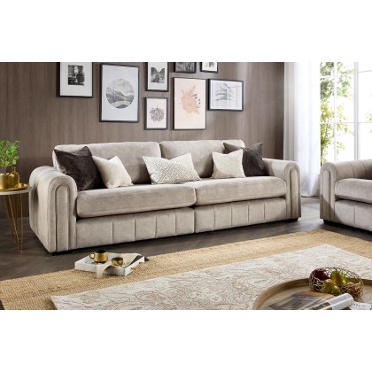 Glamour Plush Extra Large 4 Seater Sofa Glamour Plush Extra Large 4 Seater Sofa