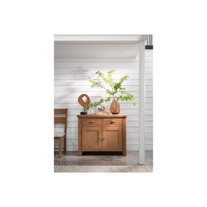 Tewkesbury Smoked Oak Narrow Sideboard Tewkesbury Smoked Oak Narrow Sideboard