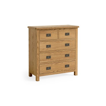 Salisbury Lite Oak 2 Over 3 Chest of Drawers Salisbury Lite Oak 2 Over 3 Chest of Drawers