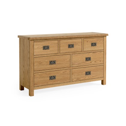Salisbury Lite Oak 3 Over 4 Chest of Drawers Salisbury Lite Oak 3 Over 4 Chest of Drawers