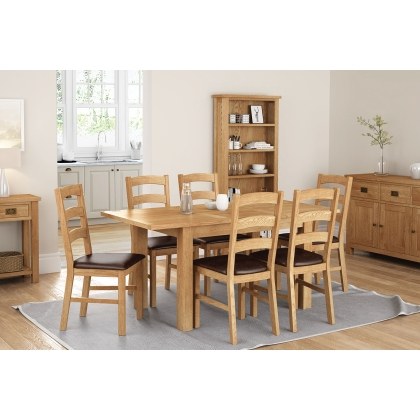 Salisbury Lite Oak Compact Ext Dining Table Salisbury Lite Oak Compact Ext Dining Table