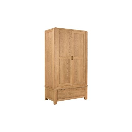 Bergen Solid Oak Gents Wardrobe Bergen Solid Oak Gents Wardrobe