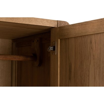 Bergen Solid Oak Triple Wardrobe Bergen Solid Oak Triple Wardrobe