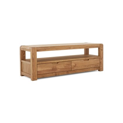 Bergen Solid Oak 140cm Large TV Unit Bergen Solid Oak 140cm Large TV Unit