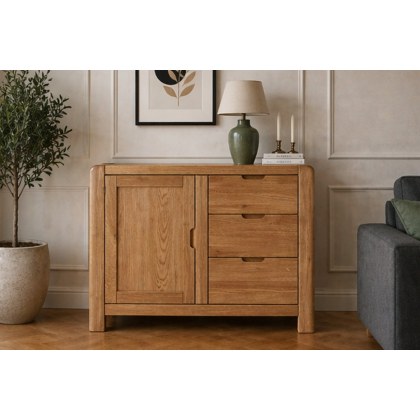 Bergen Oak Small Sideboard Bergen Oak Small Sideboard