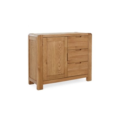 Bergen Solid Oak Small Sideboard Bergen Solid Oak Small Sideboard