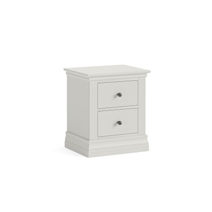 Bordeaux Painted Cotton 2 Drawer Bedside Table Bordeaux Painted Cotton 2 Drawer Bedside Table