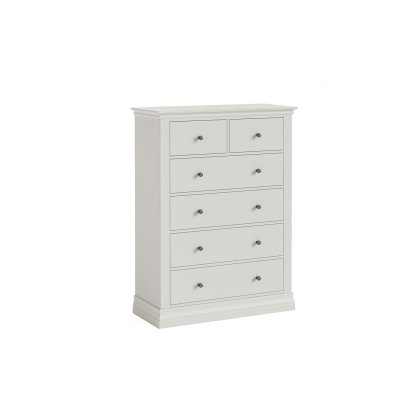 Bordeaux Painted Cotton 2 Over 4 Chest Of Drawers Bordeaux Painted Cotton 2 Over 4 Chest Of Drawers
