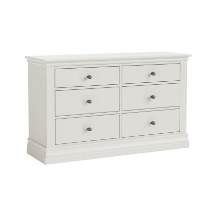 Bordeaux Painted Cotton 6 Drawer Chest Of Drawers Bordeaux Painted Cotton 6 Drawer Chest Of Drawers