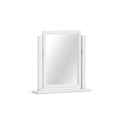 Bordeaux Painted White Vanity Mirror Bordeaux Painted White Vanity Mirror