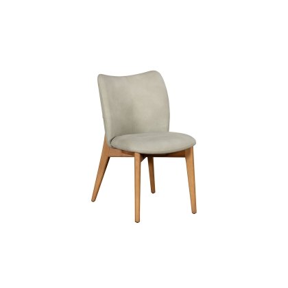 Spencer PU Leather Dining Chair in Misty Grey Spencer PU Leather Dining Chair in Misty Grey