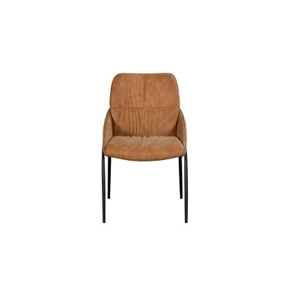 Jackson PU Leather Dining Chair in Tan Jackson PU Leather Dining Chair in Tan
