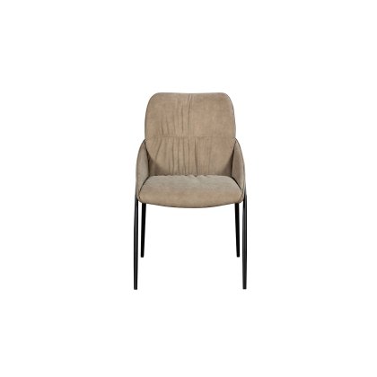 Jackson PU Leather Dining Chair in Taupe Jackson PU Leather Dining Chair in Taupe