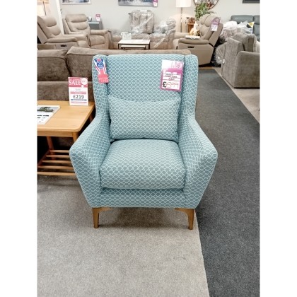 Ex-Display St Austell - Hansson Fabric Accent Chair | Lattic Haze Ex-Display St Austell - Hansson Fabric Accent Chair | Lattic Haze
