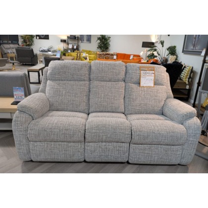 Ex-Display Newquay - G Plan Kingsbury 3 Seater Power Recliner Sofa with Headrest and Lumber with USB Ex-Display Newquay - G Plan Kingsbury 3 Seater Power Recliner Sofa with Headrest and Lumber with USB