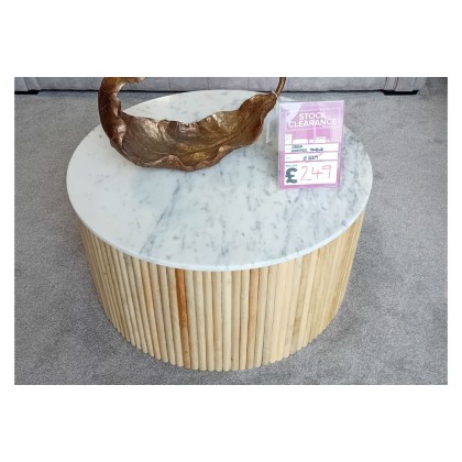 Ex-Display St Austell - Reed Mango Wood Coffee Table Ex-Display St Austell - Reed Mango Wood Coffee Table