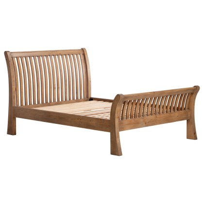 Bermuda Reclaimed Wood Slatted Bedframe Bermuda Reclaimed Wood Slatted Bedframe