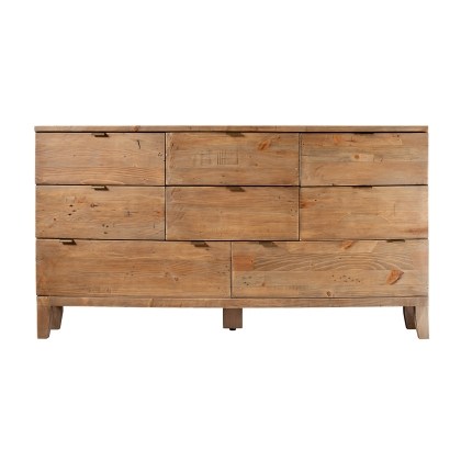 Bermuda Reclaimed Wood 8 Drawer Wide Chest of Drawers Bermuda Reclaimed Wood 8 Drawer Wide Chest of Drawers