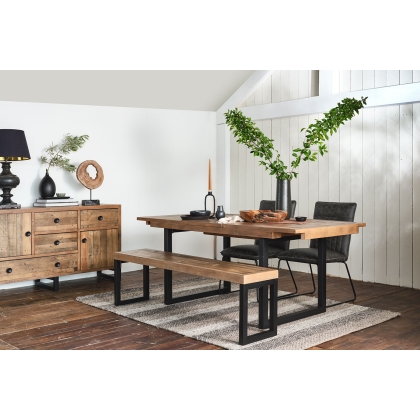 Grant Reclaimed Wood 180cm-240cm Extending Dining Table