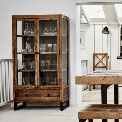 Nixon Reclaimed Wood Display Cabinet Nixon Reclaimed Wood Display Cabinet