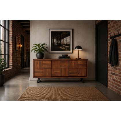 Soho Camden Solid Oak Wide Sideboard Soho Camden Solid Oak Wide Sideboard