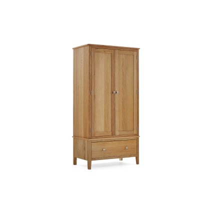 Bath Oak Double Wardrobe Bath Oak Double Wardrobe