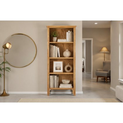 Bath Oak Slim Bookcase Bath Oak Slim Bookcase
