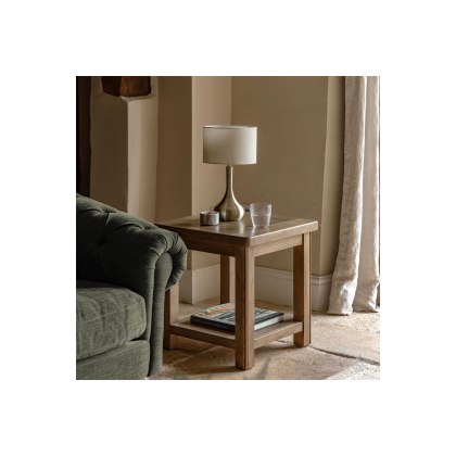 Gallery Direct Hardwick Smoked Oak Side Table Gallery Direct Hardwick Smoked Oak Side Table