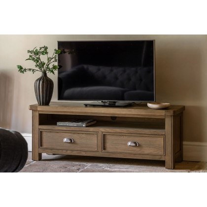 Gallery Direct Hardwick Smoked Oak Media TV Unit Gallery Direct Hardwick Smoked Oak Media TV Unit