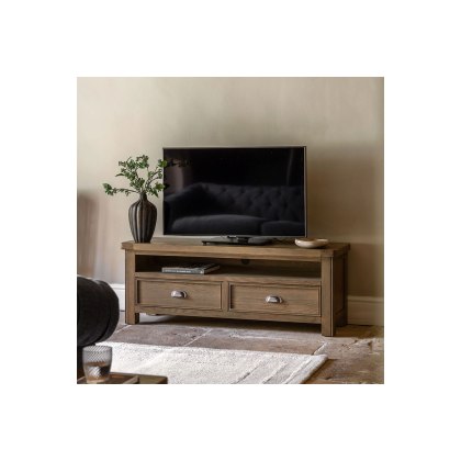 Gallery Direct Hardwick Smoked Oak Media TV Unit Gallery Direct Hardwick Smoked Oak Media TV Unit