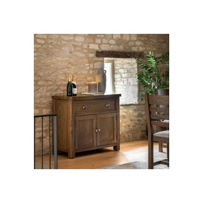 Gallery Direct Hardwick Smoked Oak Small Sideboard Gallery Direct Hardwick Smoked Oak Small Sideboard