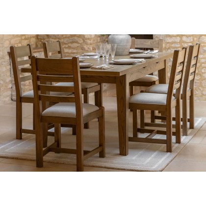 Gallery Direct Hardwick Smoked Oak Ext 160-210cm Dining Table Gallery Direct Hardwick Smoked Oak Ext 160-210cm Dining Table