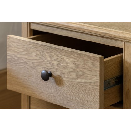Gallery Direct Malvern Natural Oak 2 Drawer Bedside Table Gallery Direct Malvern Natural Oak 2 Drawer Bedside Table