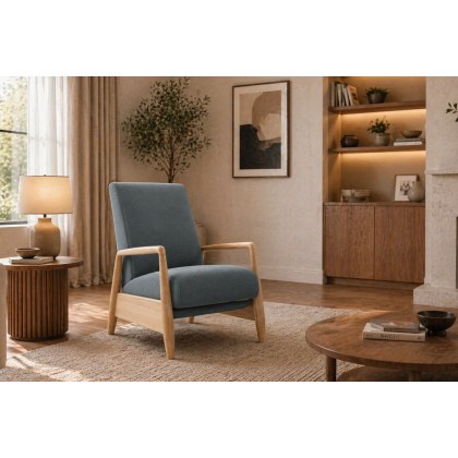 La-Z-Boy Faith Capsule Accent Chair with High Leg Pushback Recliner La-Z-Boy Faith Capsule Accent Chair with High Leg Pushback Recliner