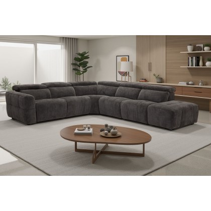 Monaco 6 Seater Corner Sofa with Power Recliner and Headrest Monaco 6 Seater Corner Sofa with Power Recliner and Headrest