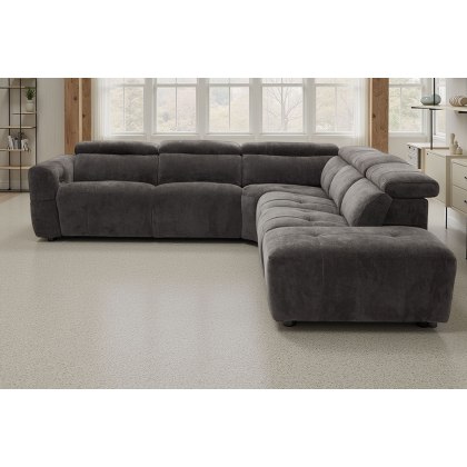 Monaco 6 Seater Corner Sofa with Power Recliner and Headrest Monaco 6 Seater Corner Sofa with Power Recliner and Headrest