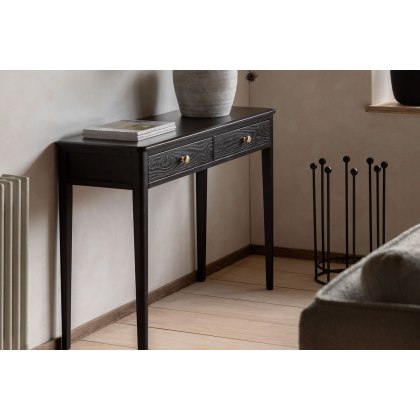 Gallery Direct Acton Black Dressing Table Gallery Direct Acton Black Dressing Table
