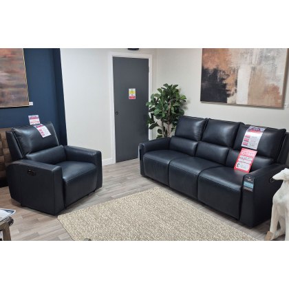 Ex-Display Truro - La-Z-Boy Essence 3 Seater Recliner Sofa + Recliner Chair Ex-Display Truro - La-Z-Boy Essence 3 Seater Recliner Sofa + Recliner Chair