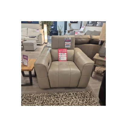 Ex-Display Truro - Monaco Leather Power Recliner + Headrest Ex-Display Truro - Monaco Leather Power Recliner + Headrest