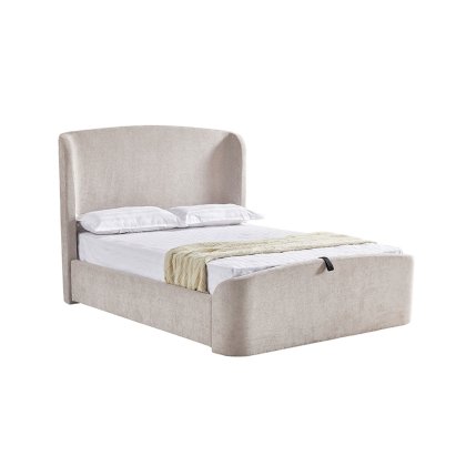 Blaire Storage Ottoman Bed in Weave Fabric Blaire Storage Ottoman Bed in Weave Fabric