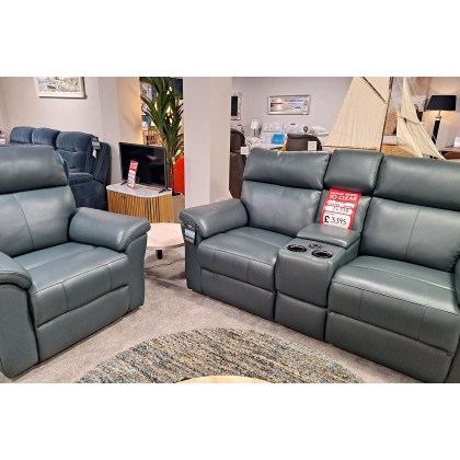 Ex-Display Plymouth - La-Z-Boy Dixie Leather 3 Seater Sofa & Chair Ex-Display Plymouth - La-Z-Boy Dixie Leather 3 Seater Sofa & Chair