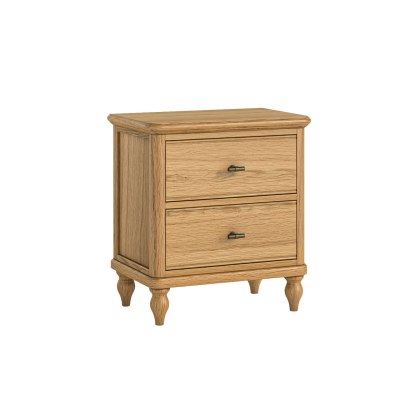 Verona Oak Wide Bedside Table Verona Oak Wide Bedside Table