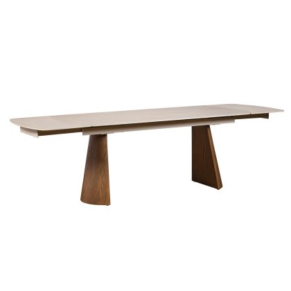 Lusso Ash 180-260cm Extending Dining Table with Sintered Stone Top Lusso Ash 180-260cm Extending Dining Table with Sintered Stone Top