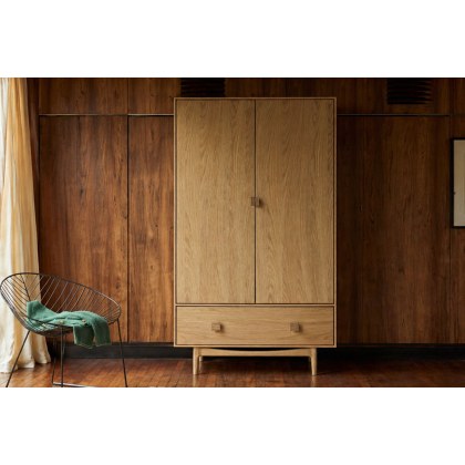G Plan Larsen Oak Double Wardrobe G Plan Larsen Oak Double Wardrobe