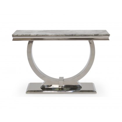 Arianna Grey Marble Console Table