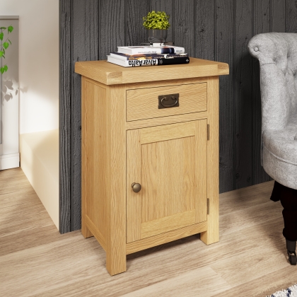 Light Rustic Oak Small Cupboard