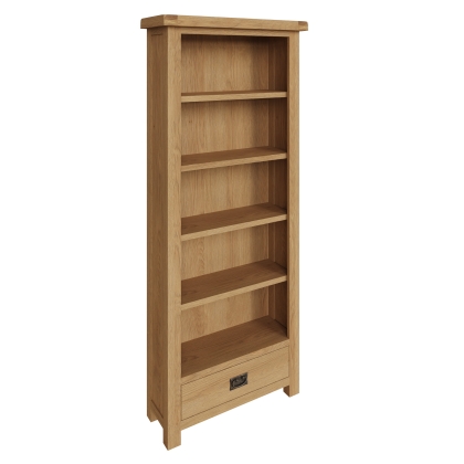 Light Rustic Oak Medium Bookcase